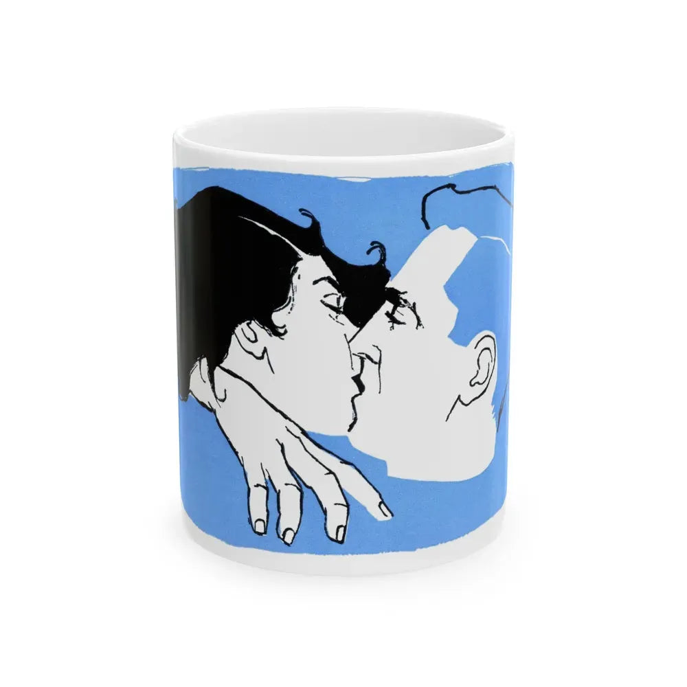 Half a Marriage (5), Redbook, November 1954 - White Coffee Mug 11oz - Go Mug Yourself