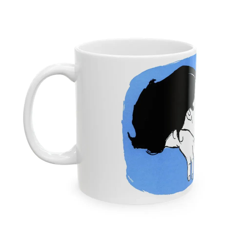 Half a Marriage (5), Redbook, November 1954 - White Coffee Mug - Go Mug Yourself