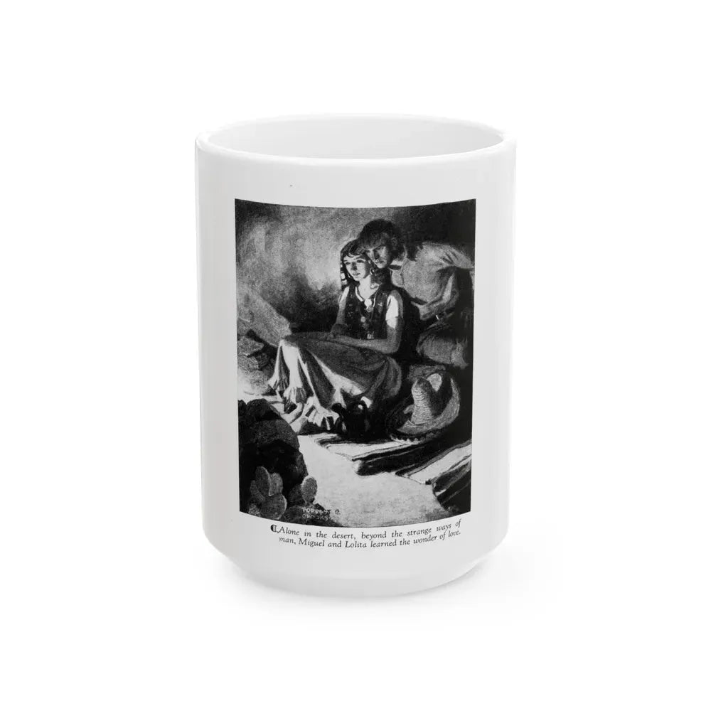 Half-Breed (2), Cosmopolitan, December 1929 - White Coffee Mug 15oz - Go Mug Yourself