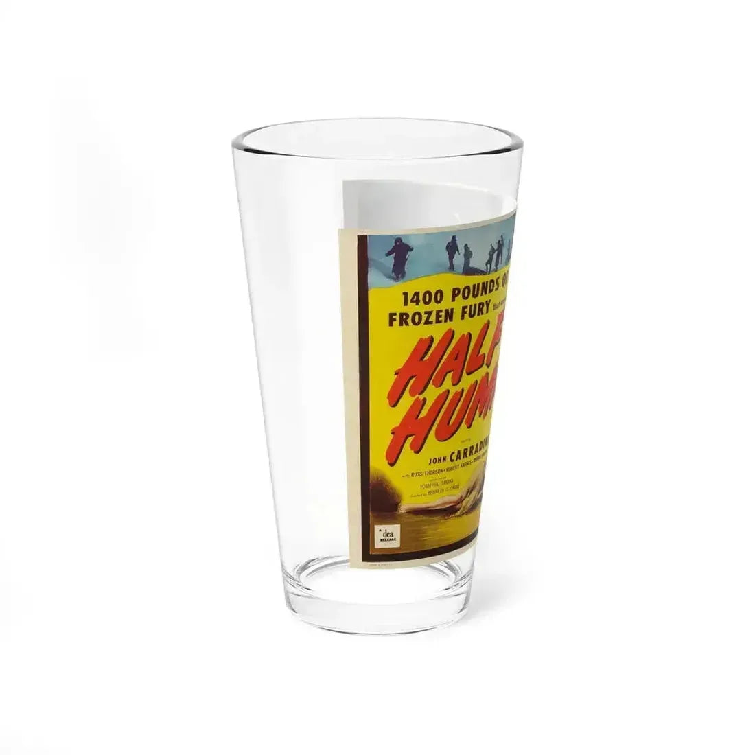 HALF HUMAN 1955 Movie Poster - Pint Glass 16oz - Go Mug Yourself
