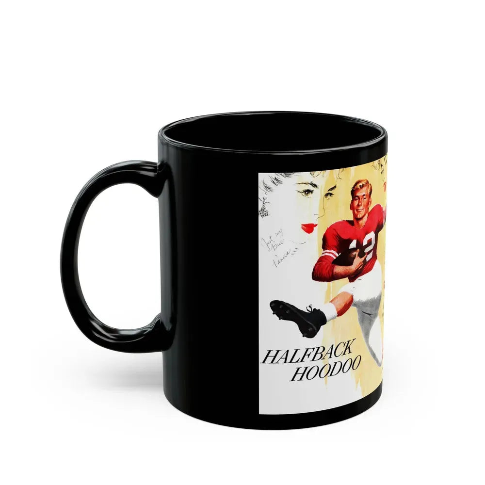 Halfback Hoodoo, Collier's, October 11, 1952 - Black Coffee Mug - Go Mug Yourself