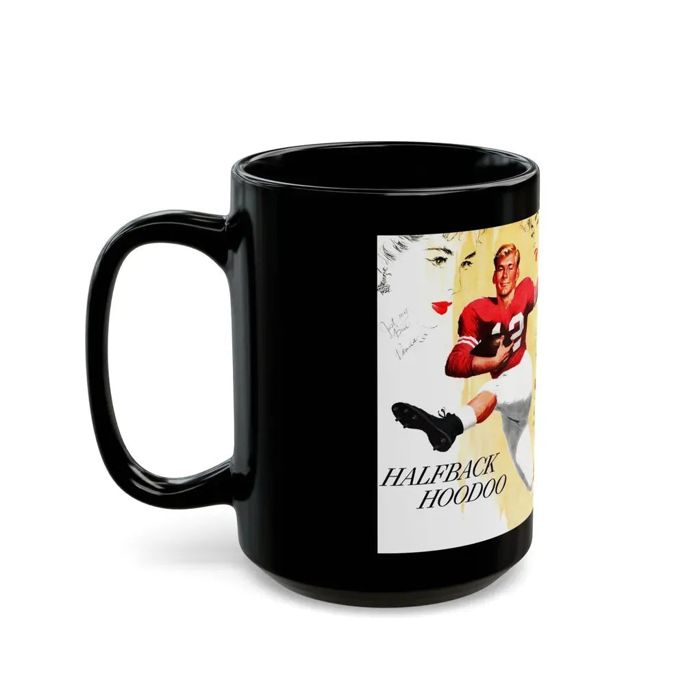 Halfback Hoodoo, Collier's, October 11, 1952 - Black Coffee Mug - Go Mug Yourself