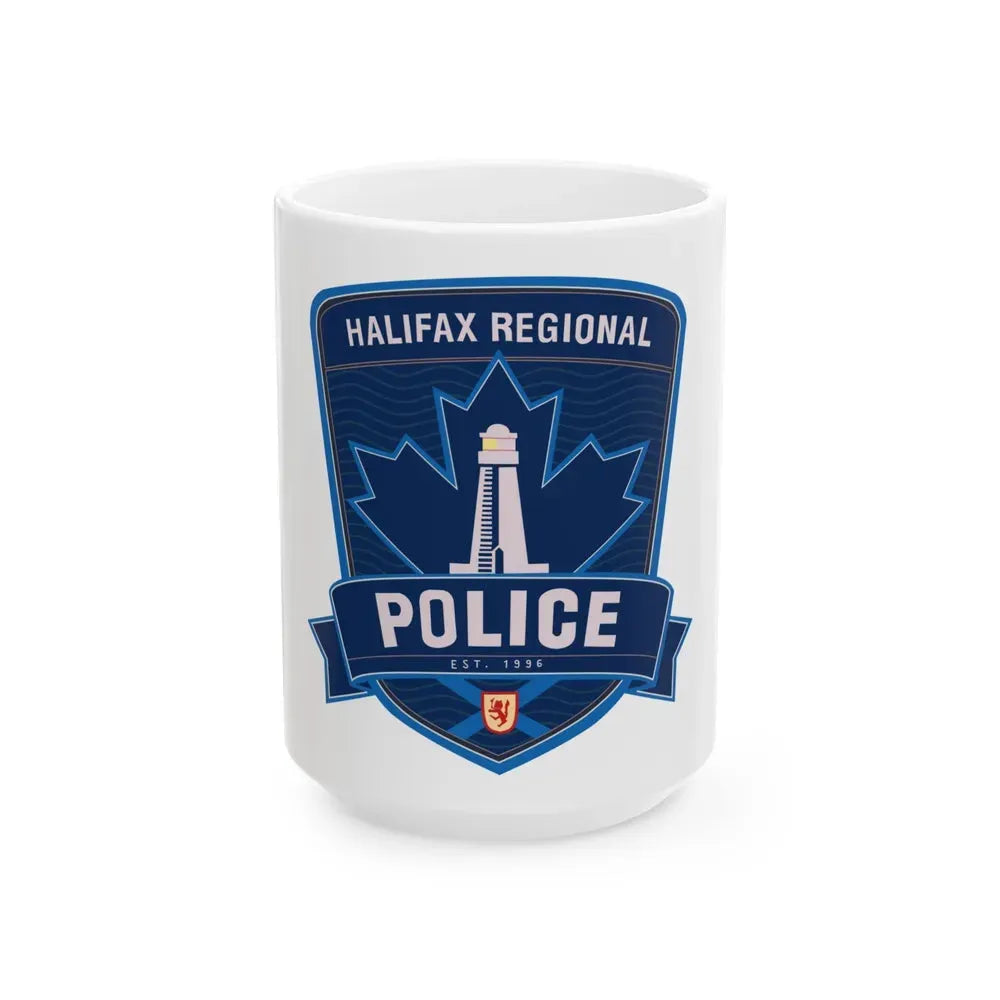 Halifax Regional Police - White Coffee Mug 15oz - Go Mug Yourself