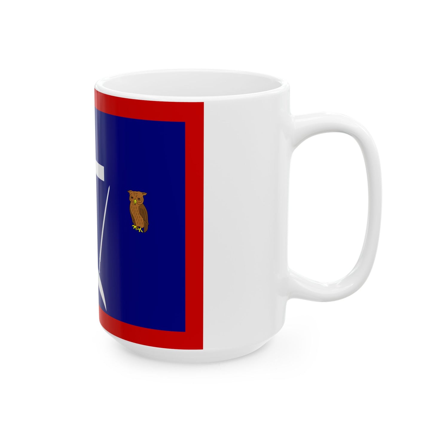 Halkidiki flag 1821 (Greece) White Coffee Mug-Go Mug Yourself