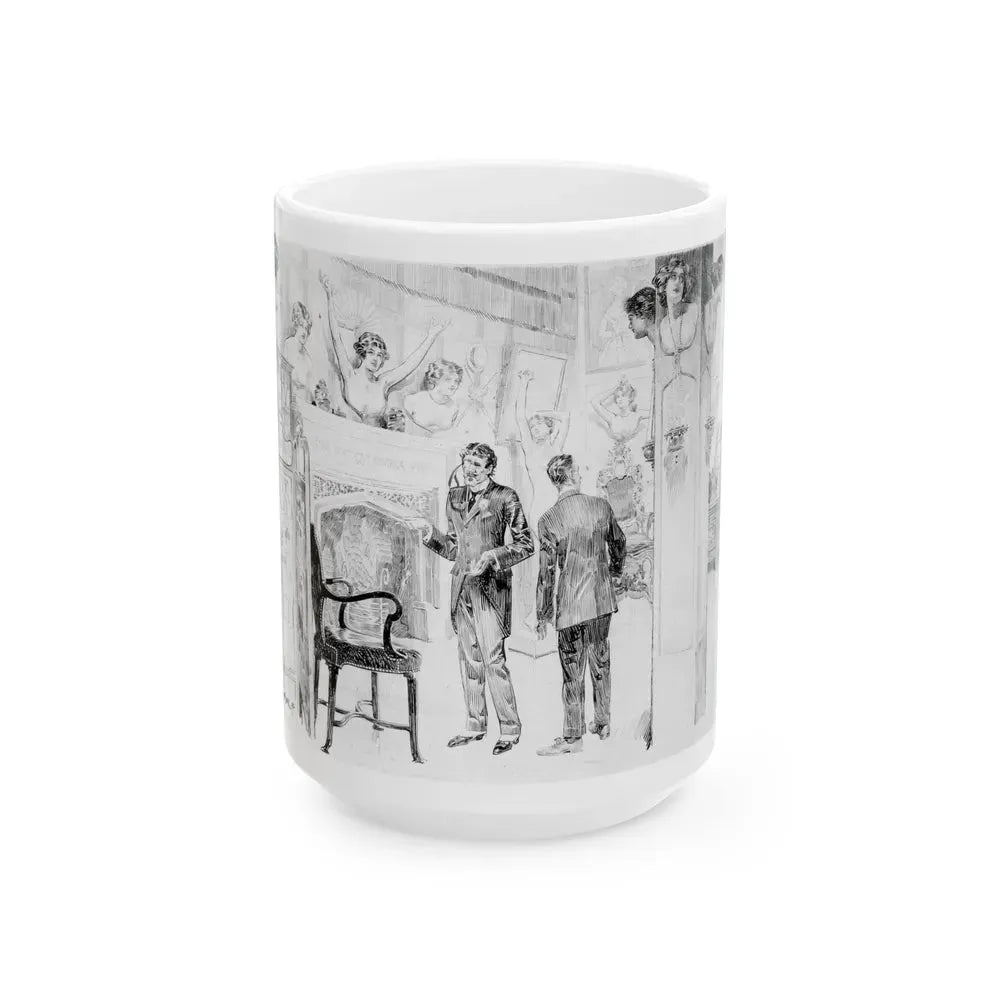 Hall of Beauties - White Coffee Mug 15oz - Go Mug Yourself