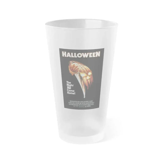 HALLOWEEN 1978 Movie Poster - Frosted Pint Glass 16oz 16oz Frosted - Go Mug Yourself