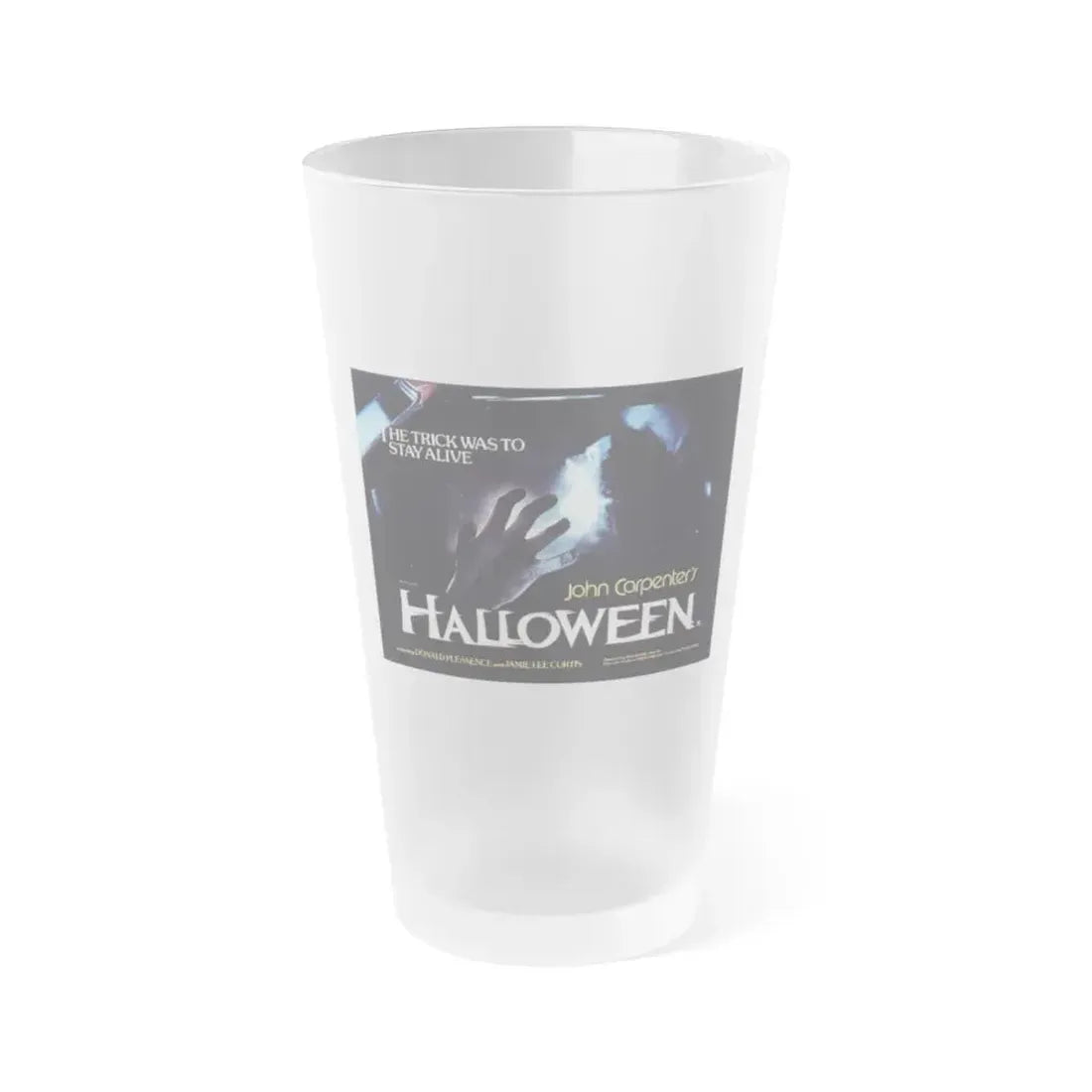 HALLOWEEN (2) 1978 Movie Poster - Frosted Pint Glass 16oz 16oz Frosted - Go Mug Yourself