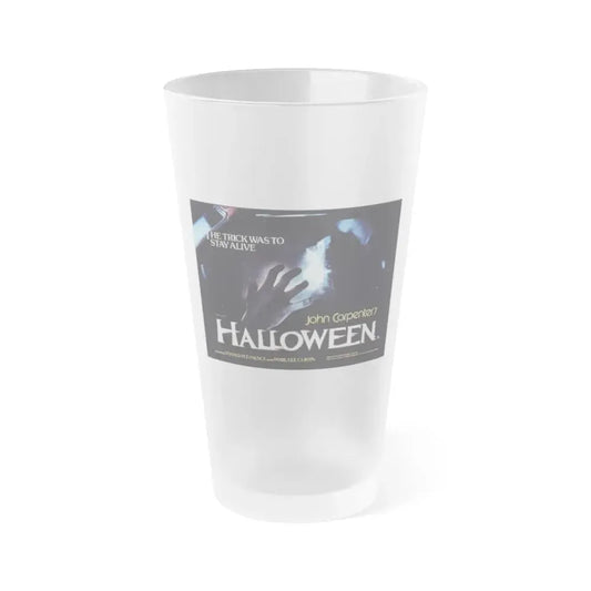 HALLOWEEN (2) 1978 Movie Poster - Frosted Pint Glass 16oz 16oz Frosted - Go Mug Yourself