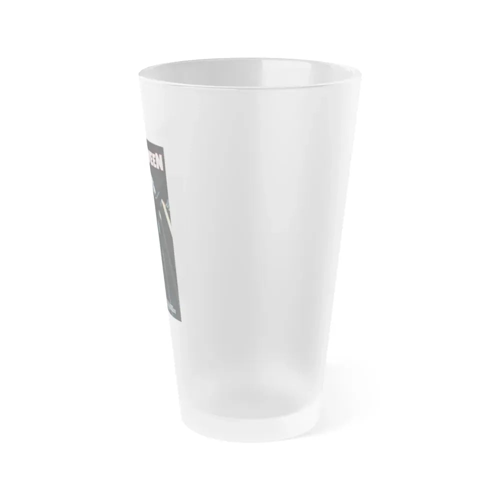 HALLOWEEN (3) 1978 Movie Poster - Frosted Pint Glass 16oz - Go Mug Yourself