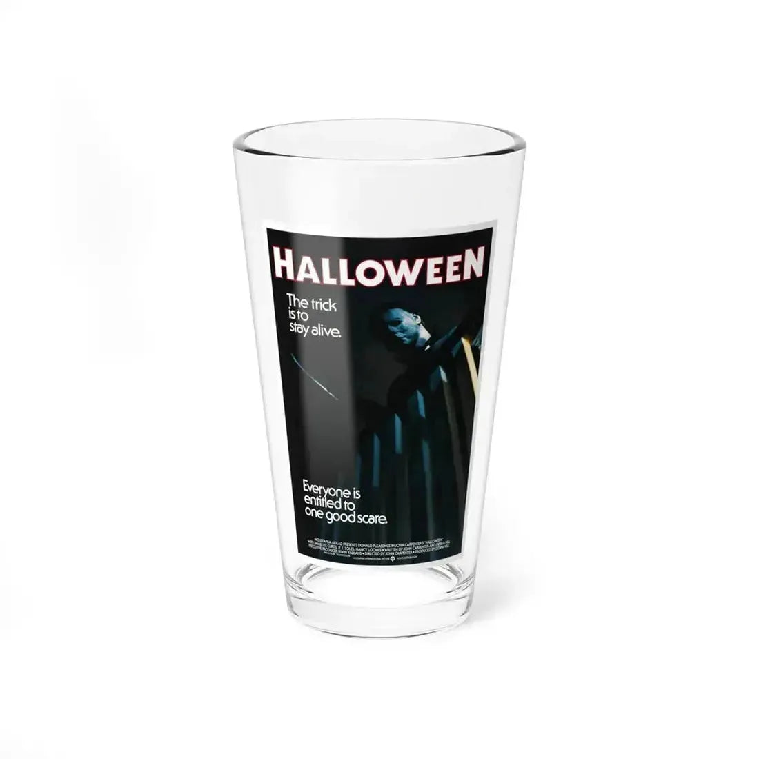 HALLOWEEN (3) 1978 Movie Poster - Pint Glass 16oz 16oz - Go Mug Yourself