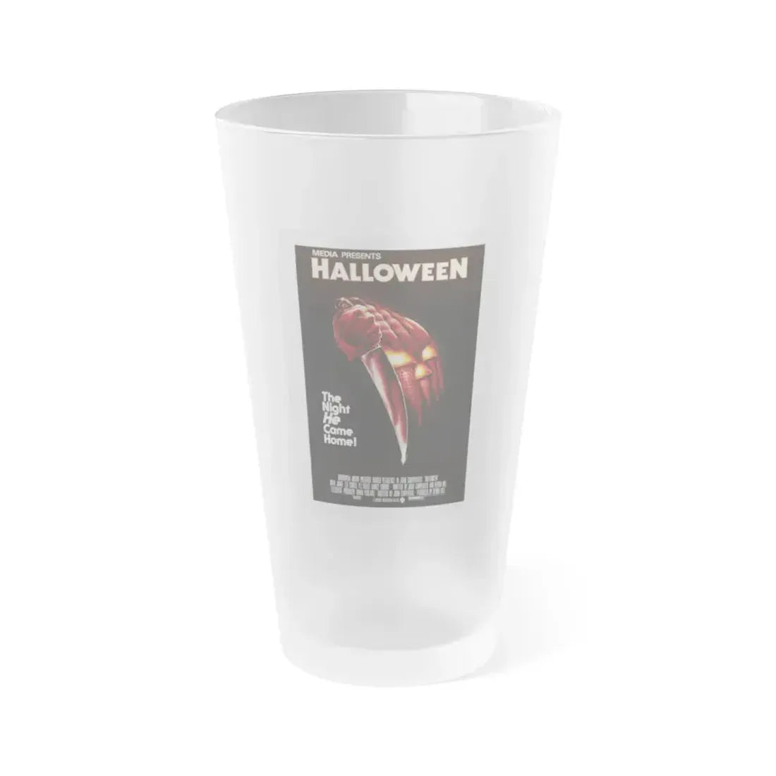 HALLOWEEN (4) 1978 Movie Poster - Frosted Pint Glass 16oz 16oz Frosted - Go Mug Yourself