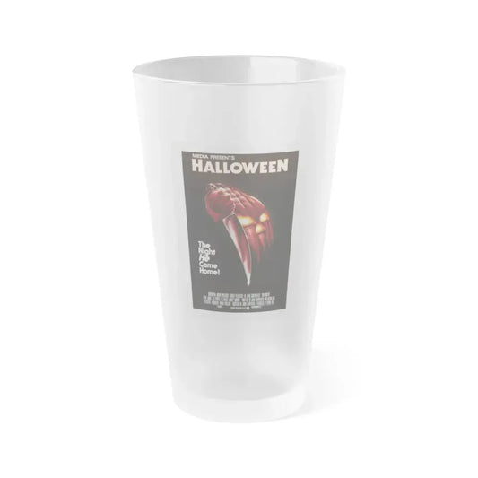 HALLOWEEN (4) 1978 Movie Poster - Frosted Pint Glass 16oz 16oz Frosted - Go Mug Yourself