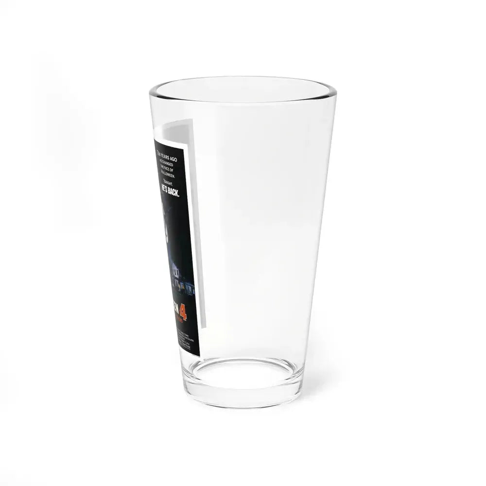 HALLOWEEN 4 1988 Movie Poster - Pint Glass 16oz - Go Mug Yourself