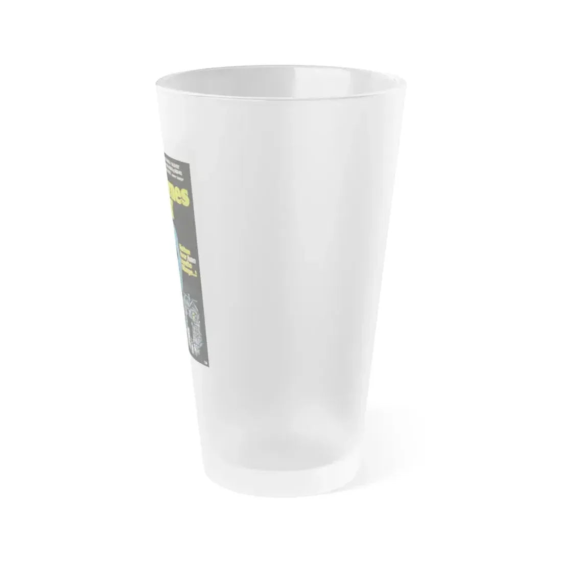 HALLOWEEN (DANISH) 1978 Movie Poster - Frosted Pint Glass 16oz - Go Mug Yourself