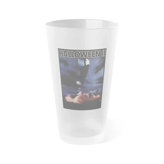 HALLOWEEN II (2) 1981 Movie Poster - Frosted Pint Glass 16oz 16oz Frosted - Go Mug Yourself