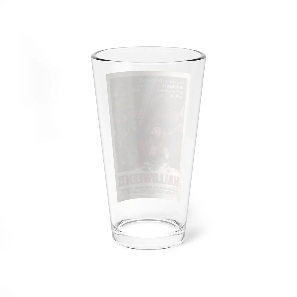 HALLOWEEN II (REMAKE RETROPOSTER) 1981 Movie Poster - Pint Glass 16oz - Go Mug Yourself