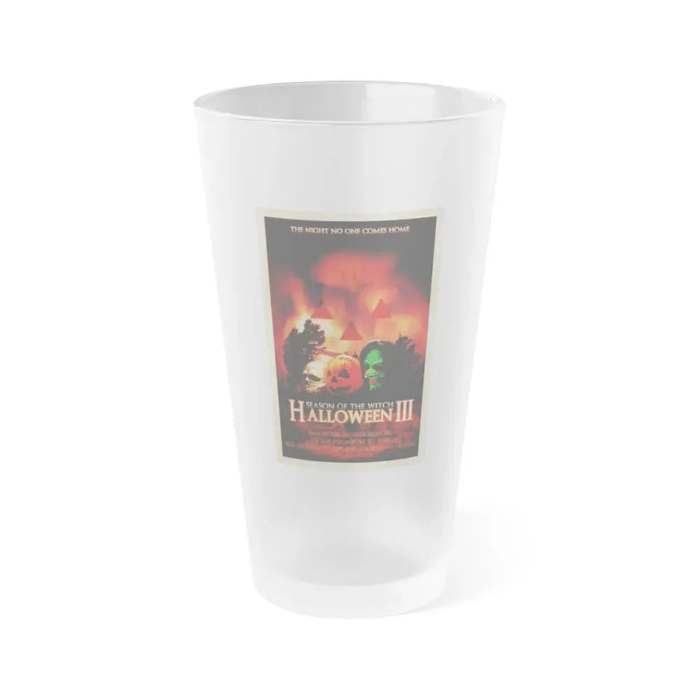 HALLOWEEN III 1982 Movie Poster - Frosted Pint Glass 16oz 16oz Frosted - Go Mug Yourself
