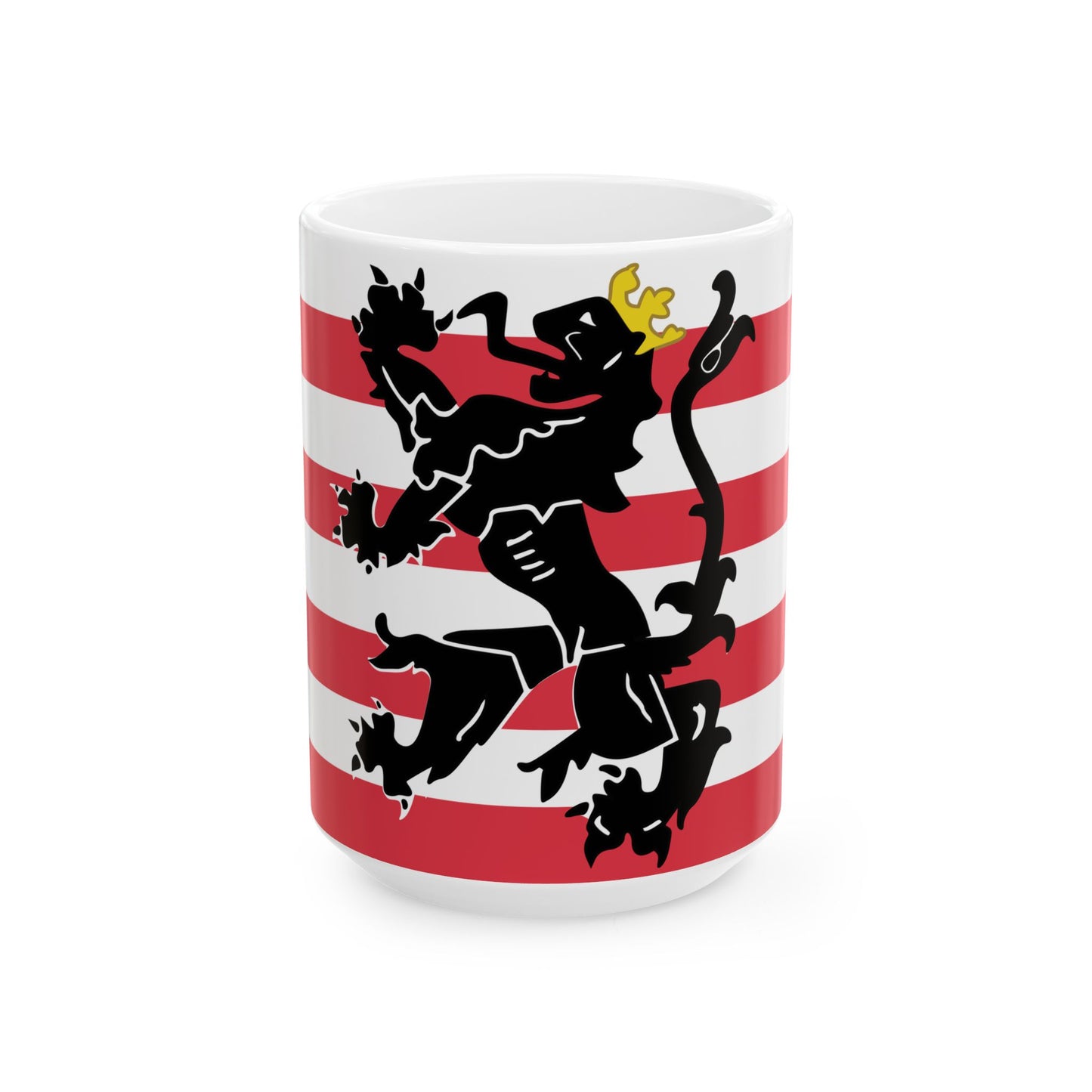 Ham vlag (Belgium) White Coffee Mug-15oz-Go Mug Yourself