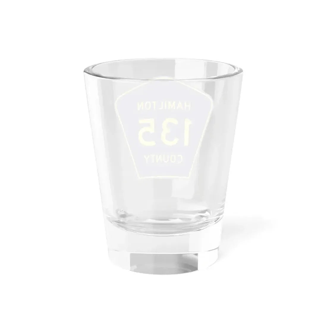 Hamilton County 135 (Florida) (Road Sign) Shot Glass 1.5oz - Go Mug Yourself