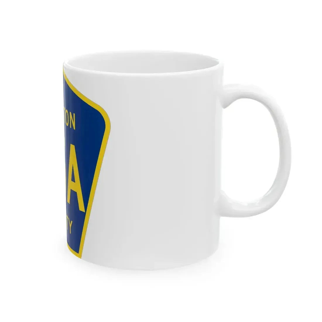 Hamilton County 25A (Florida) (Road Sign) White Coffee Mug - Go Mug Yourself