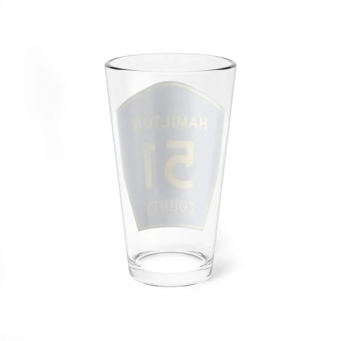 Hamilton County 51 (Florida) (Road Sign) Pint Glss 16oz - Go Mug Yourself