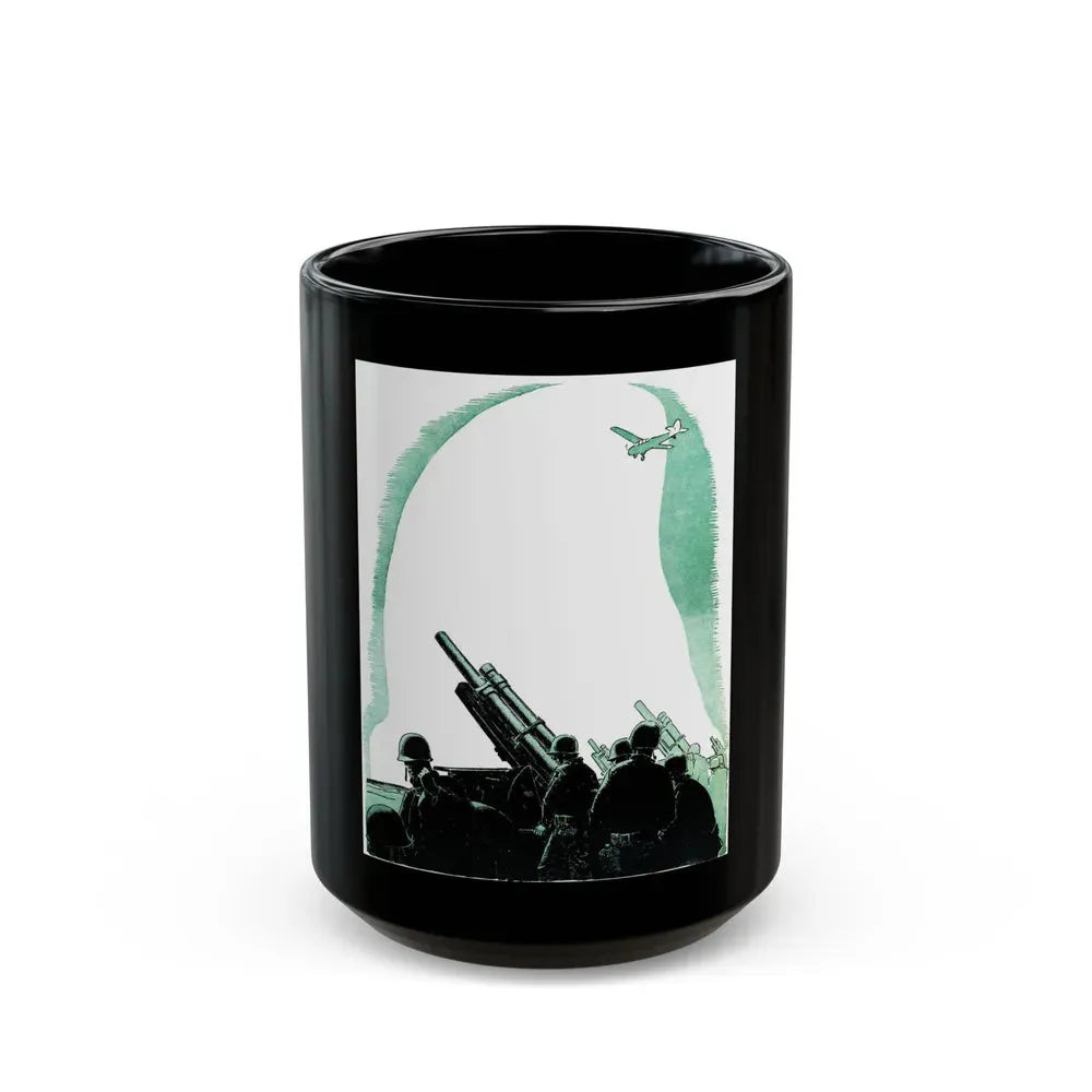 Hamilton's Battery, Blue Book Magazine, August 1950 - Black Coffee Mug 15oz - Go Mug Yourself