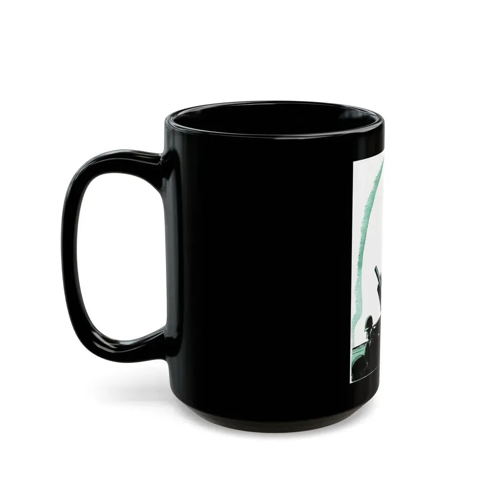 Hamilton's Battery, Blue Book Magazine, August 1950 - Black Coffee Mug - Go Mug Yourself