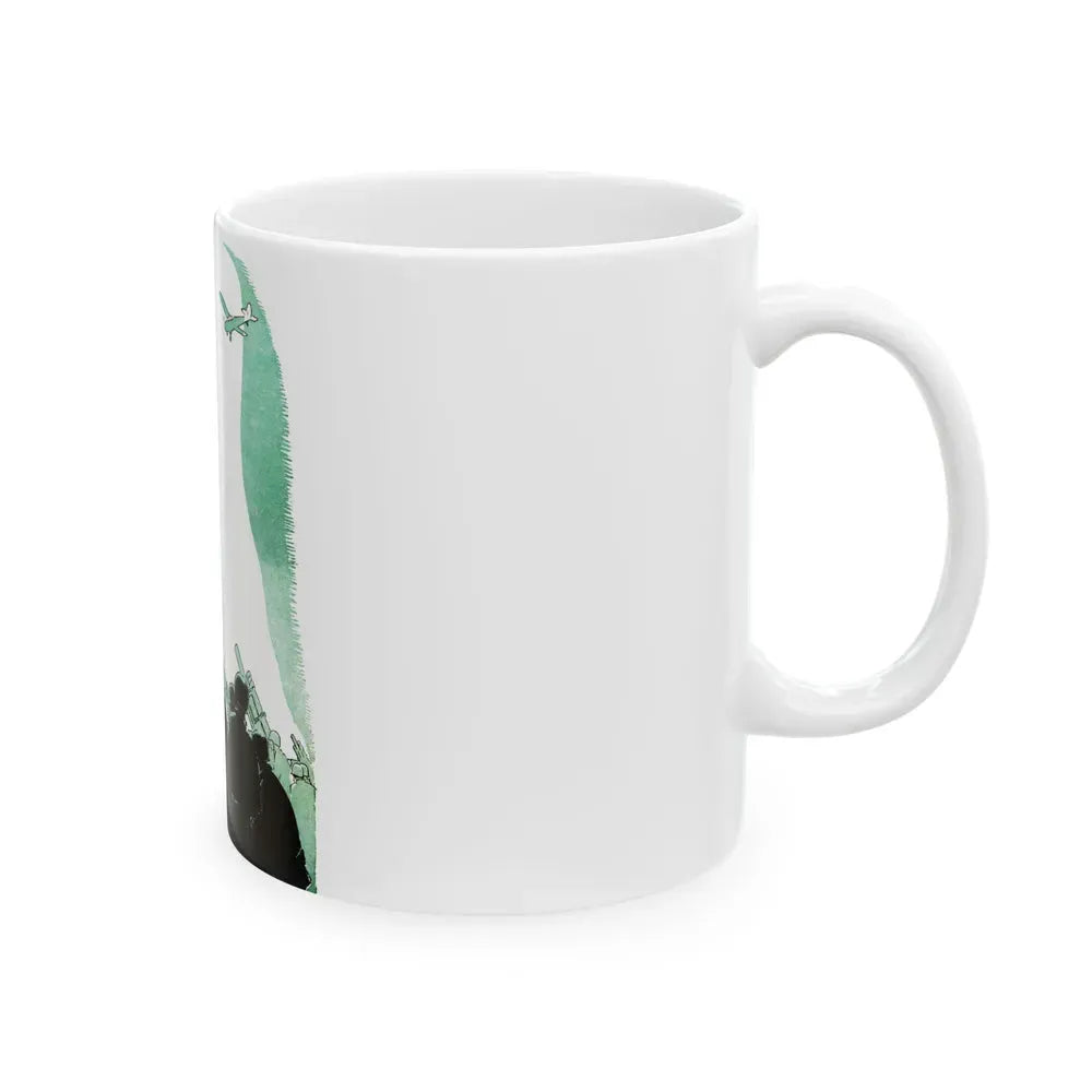 Hamilton's Battery, Blue Book Magazine, August 1950 - White Coffee Mug - Go Mug Yourself