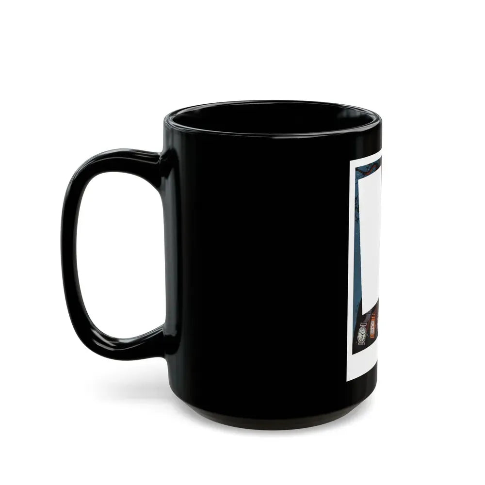 Hamilton Watch ad, Collier's, November 5, 1949 - Black Coffee Mug - Go Mug Yourself