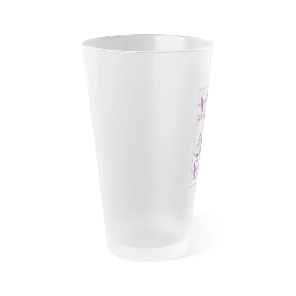 HAMMER 1972 Movie Poster - Frosted Pint Glass 16oz - Go Mug Yourself