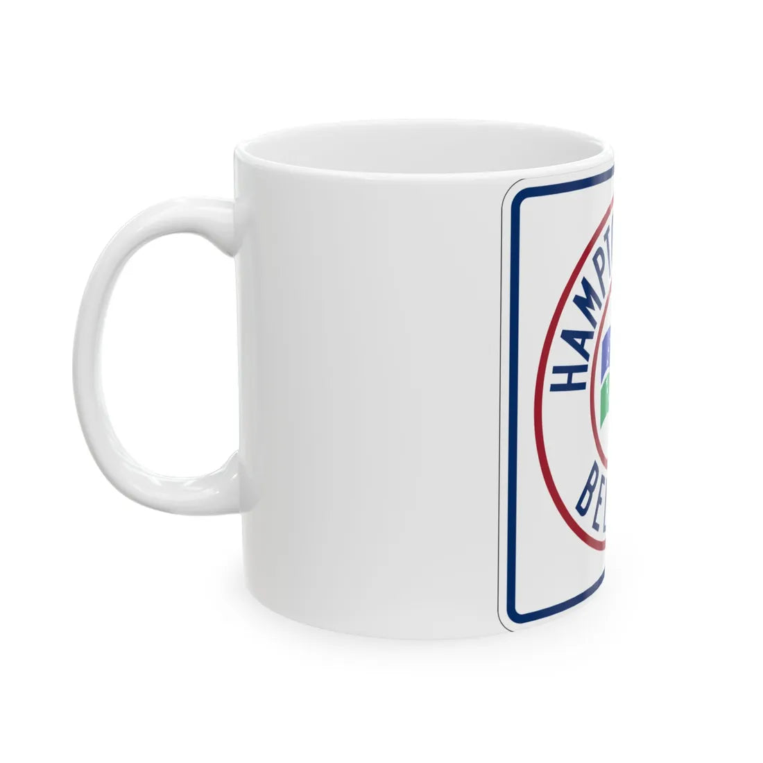 Hampton Roads Beltway (Virginia) (Road Sign) White Coffee Mug - Go Mug Yourself