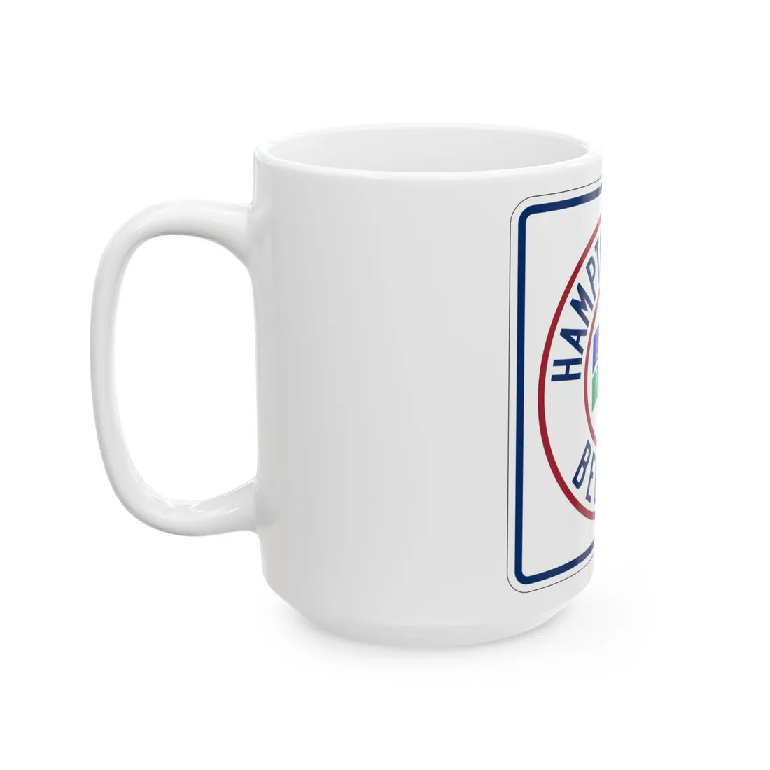 Hampton Roads Beltway (Virginia) (Road Sign) White Coffee Mug - Go Mug Yourself