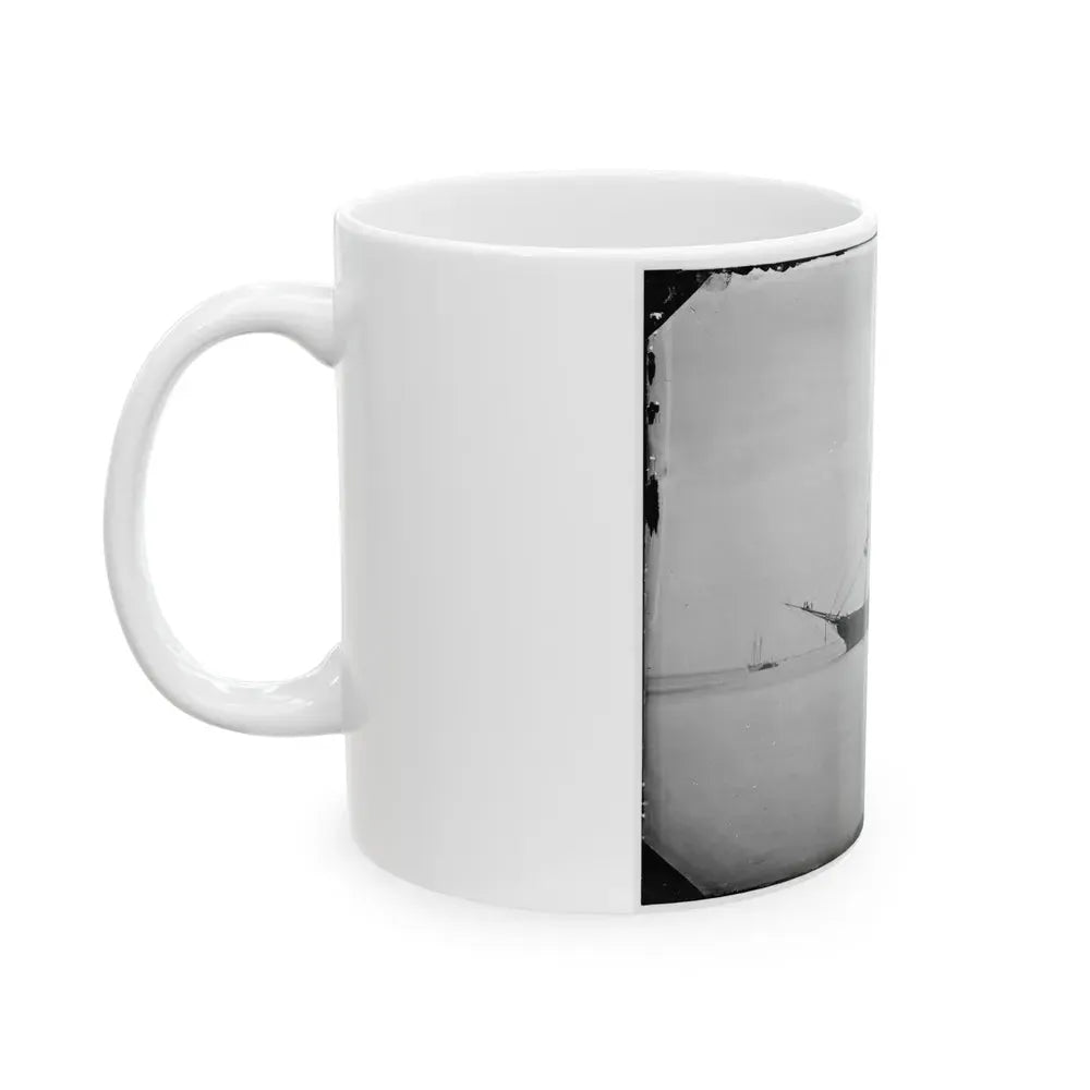 Hampton Roads, Va. School Ship U.S.S. Sabine (U.S. Civil War) White Coffee Mug - Go Mug Yourself