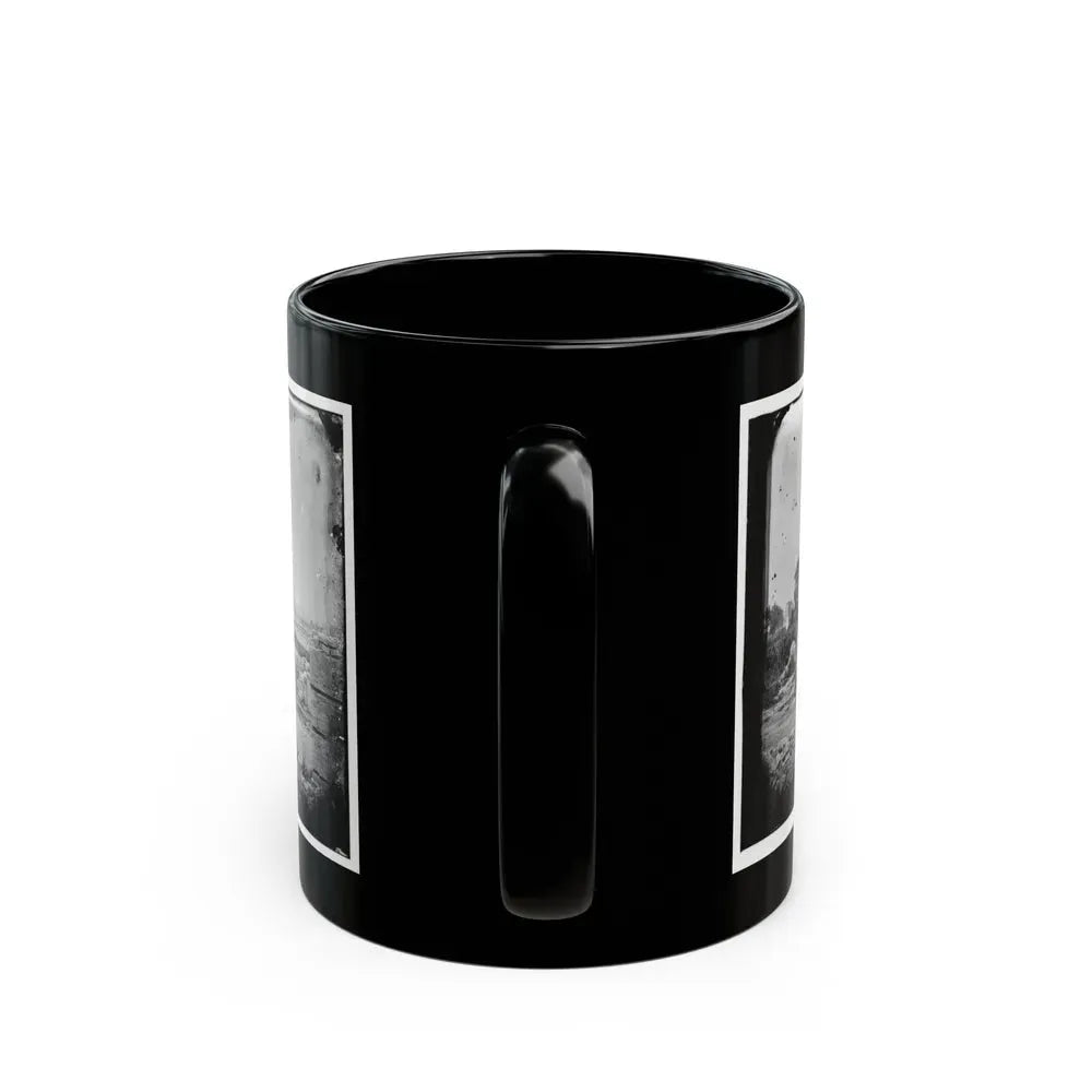 Hampton, Va. Brick Chimneys, Etc., Of Burned Houses (U.S. Civil War) Black Coffee Mug - Go Mug Yourself