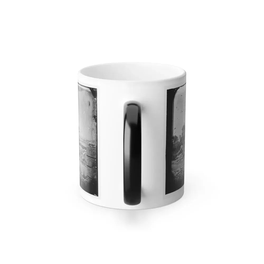 Hampton, Va. Brick Chimneys, Etc., Of Burned Houses (U.S. Civil War) Color Changing Coffee Mug 11oz - Go Mug Yourself