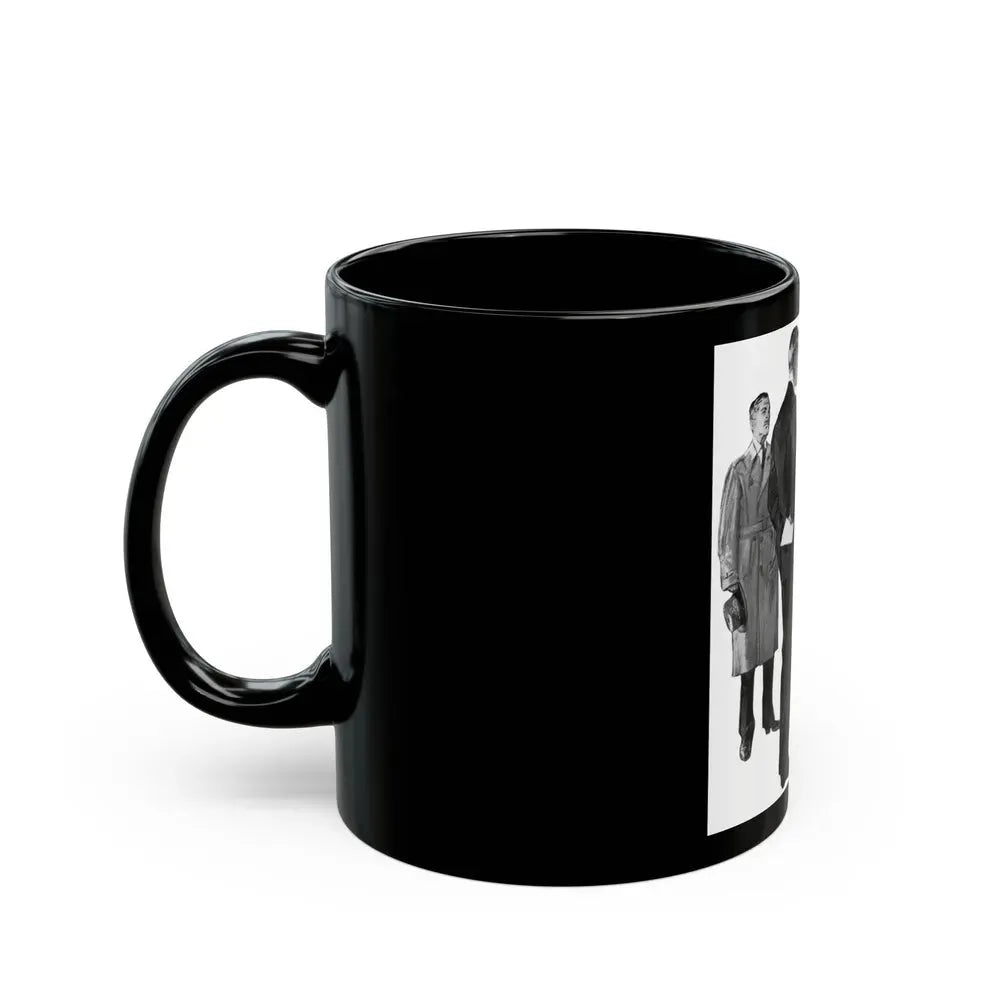 Hand In Glove by Ngaio Marsh, Woman's Home Journal, 1962 - Black Coffee Mug - Go Mug Yourself
