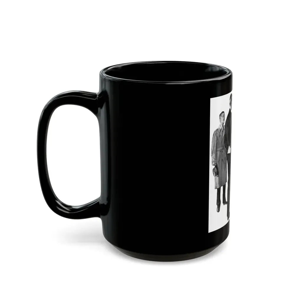 Hand In Glove by Ngaio Marsh, Woman's Home Journal, 1962 - Black Coffee Mug - Go Mug Yourself