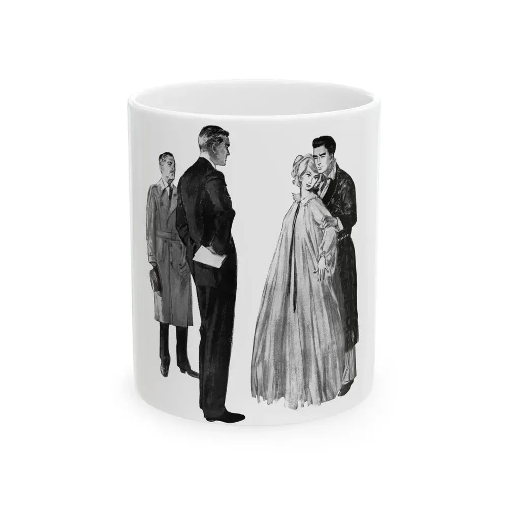 Hand In Glove by Ngaio Marsh, Woman's Home Journal, 1962 - White Coffee Mug 11oz - Go Mug Yourself