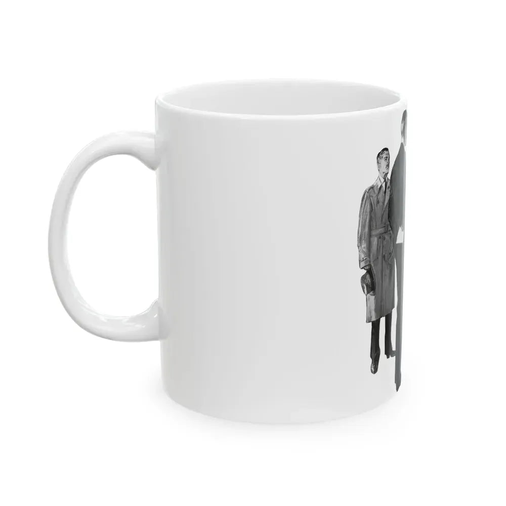 Hand In Glove by Ngaio Marsh, Woman's Home Journal, 1962 - White Coffee Mug - Go Mug Yourself