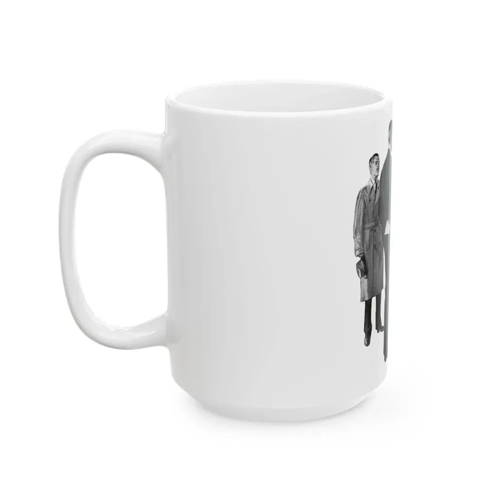 Hand In Glove by Ngaio Marsh, Woman's Home Journal, 1962 - White Coffee Mug - Go Mug Yourself