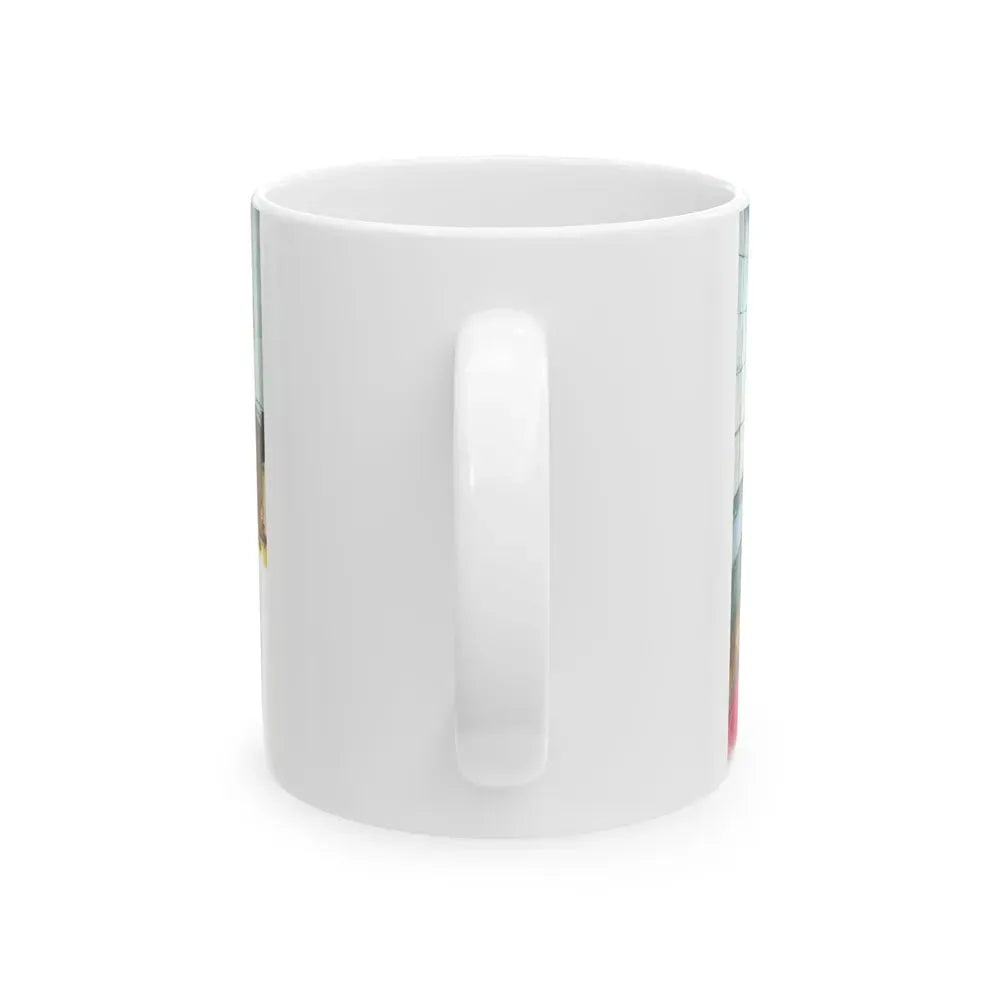 Hand In Glove by Ngaio Marsh, Woman's Journal, 1962 - White Coffee Mug - Go Mug Yourself