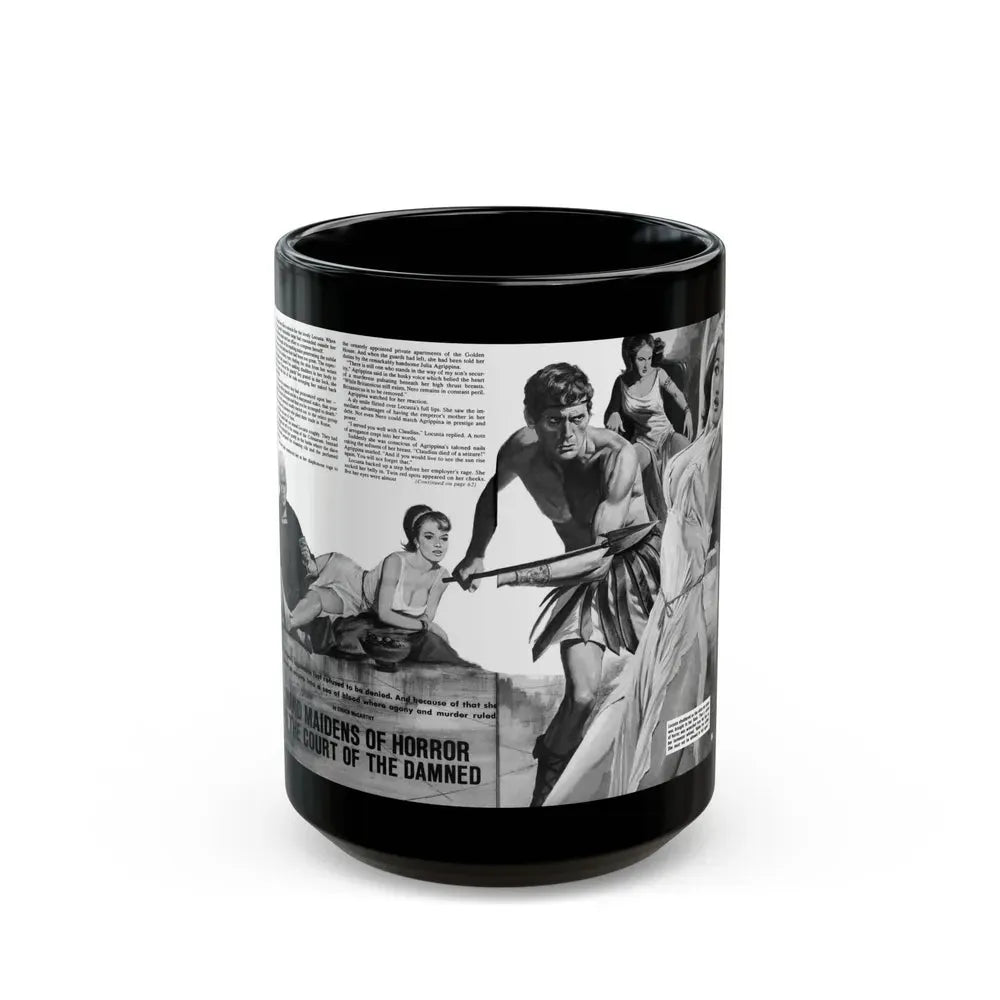 Hand Maidens of Horror in the Court of the Damned, World of Men - Black Coffee Mug 15oz - Go Mug Yourself