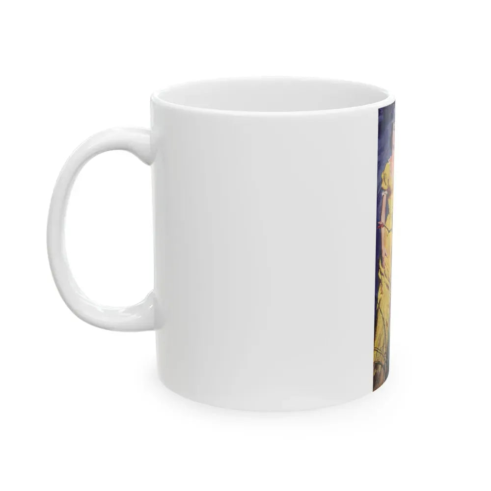 Hand Me Down Bride by Irene Wempe, The Saturday Evening Post, October 12, 1957 - White Coffee Mug - Go Mug Yourself