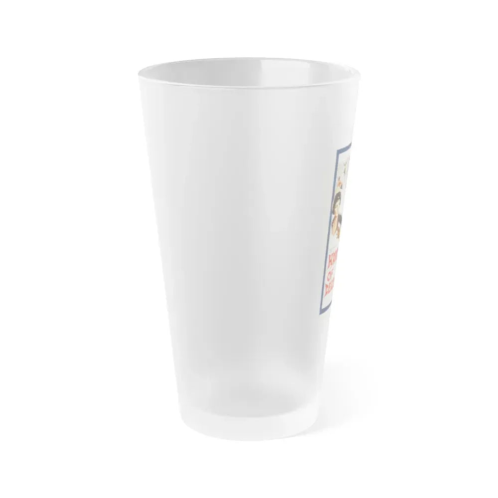 HAND OF DEATH 1962 Movie Poster - Frosted Pint Glass 16oz - Go Mug Yourself