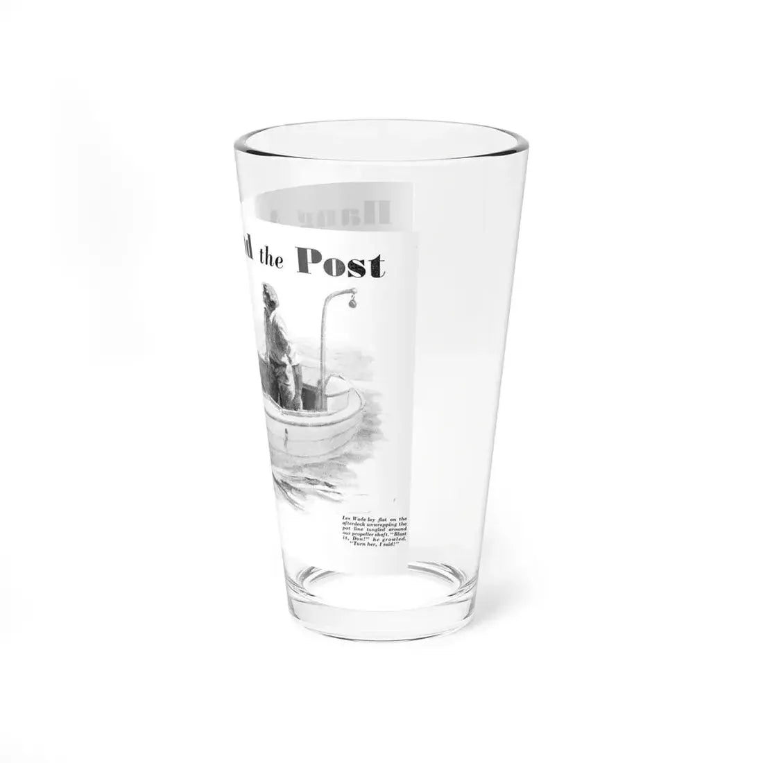 Hang Around the Post Office, The American Boy, February 1936 - Pint Glass 16oz - Go Mug Yourself
