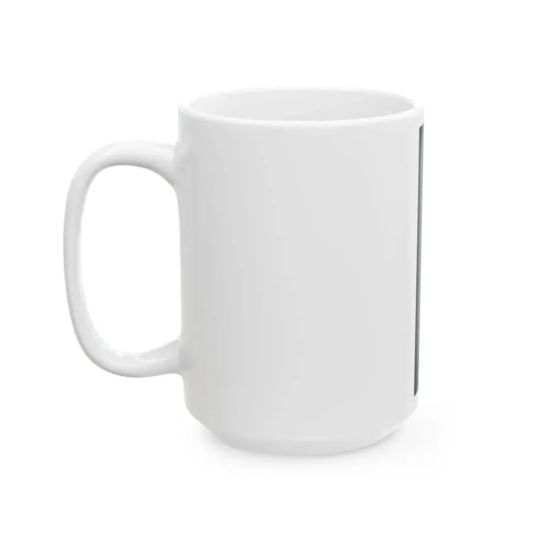 Hanging flag black yellow Bavarian colour (Germany) White Coffee Mug - Go Mug Yourself