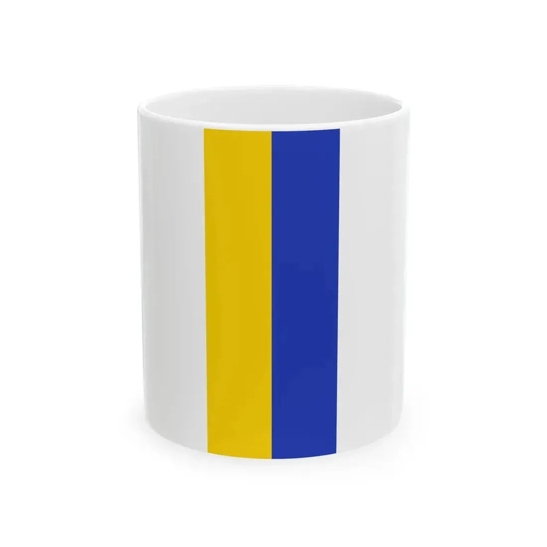 Hanging flag of Upper Silesia (Poland) White Coffee Mug 11oz - Go Mug Yourself