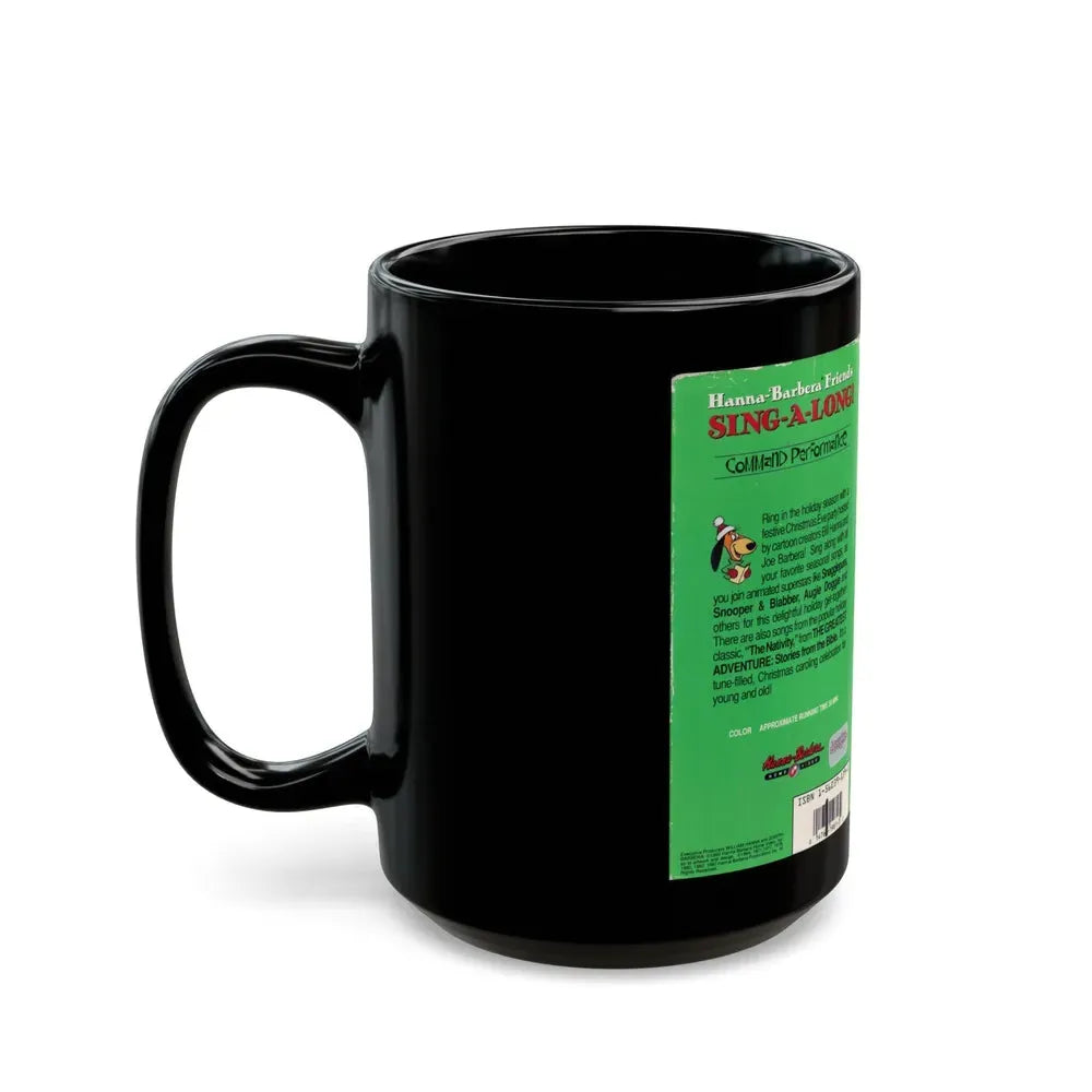 HANNA BARBERA FRIENDS SING A LONG (VHS COVER) - Black Coffee Mug - Go Mug Yourself