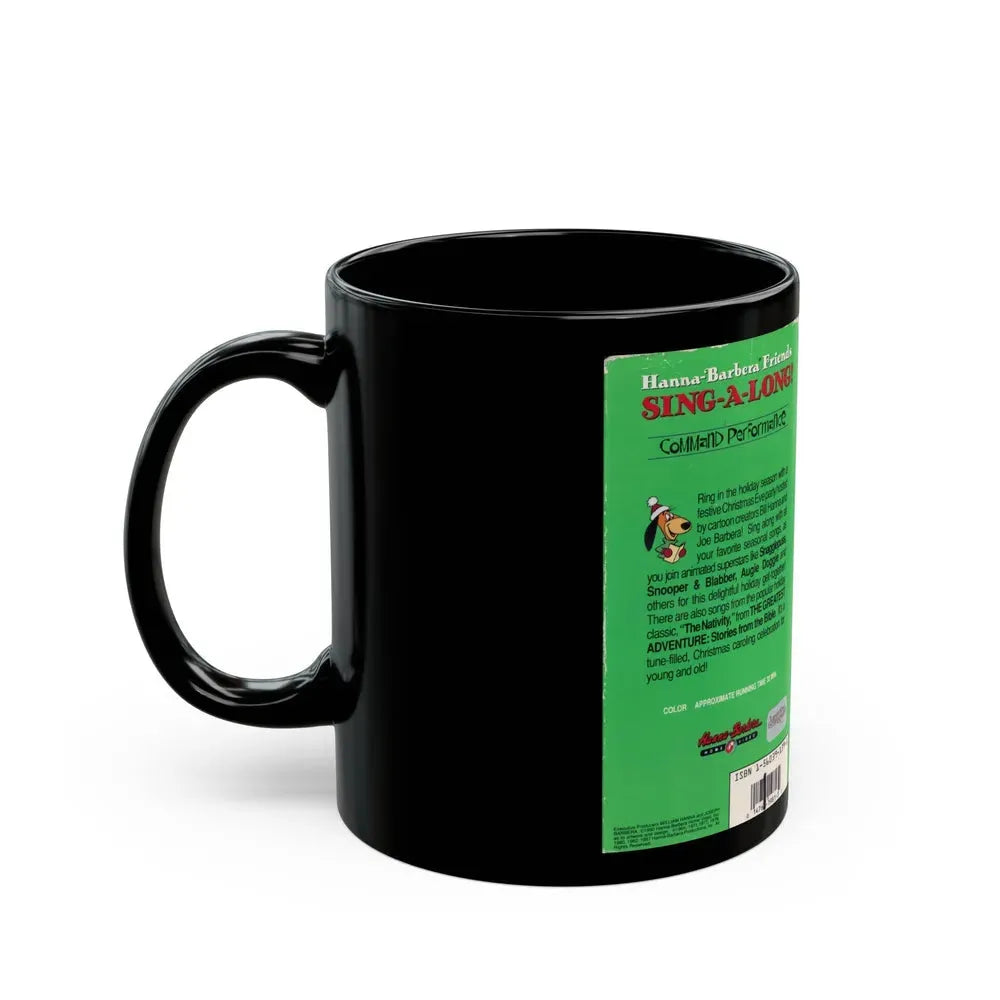 HANNA BARBERA FRIENDS SING A LONG (VHS COVER) - Black Coffee Mug - Go Mug Yourself