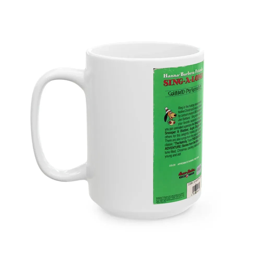 HANNA BARBERA FRIENDS SING A LONG (VHS COVER) - White Coffee Mug - Go Mug Yourself